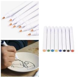 Cerâmica Arte Underglaze Marker, Pintura Permanente de Porcelana, Caneta Colorida, Escrita Cerâmica Vidrada, Canetas Pintura, 8x - Image 1