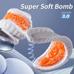 Almofada de ar TPU Sports Shock Absorption Palmilhas, atualizado, alto elástico, Running Sneaker Pads, desodorante rebote, pés confortáveis C - Image 4