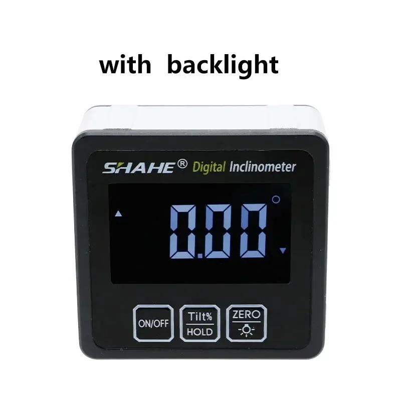 SHAHE-Mini Digital Angle Meter, transferidor, inclinômetro, 360 Graus, trabalha para serras de mitra, mesa Saw, eletrônico - Image 1