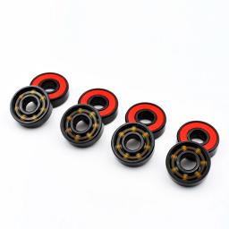 Rolamento de esferas cerâmico híbrido, 8/16 peças, 608 2rs, 8*22*7mm, alta velocidade, patins, roda de skate, rolamentos de longboard em miniatura - Image 4