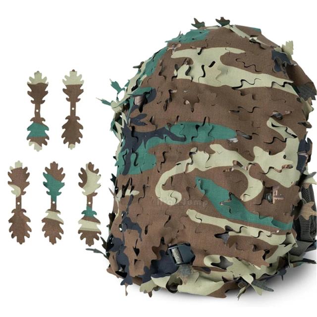 Capa de Mochila Bionic Camuflagem 3D Laser em Forma de Árvore para Caça e Paintball