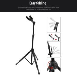 Flanger Vertical Guitar Stand, Gravity Automatic Lock Rack, Suporte de guitarra dobrável, Cabide para baixo popular - Image 4