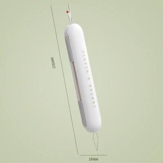 Agulha Threader Automático 2 em 1 para Costura com Removedor de Linha e Estripador de Costura