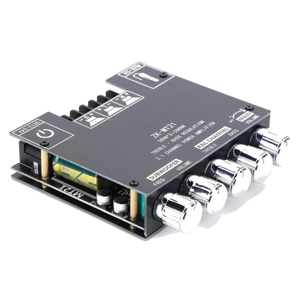 Amplificador Estéreo Compatível Bluetooth, Kit Módulo de Áudio, HIFI, 2.0 Channel, ZK-1002T, ZK-502T, ZK-MT21, ZK-TB21, ZK-502L, ZK-502MT, - Image 1