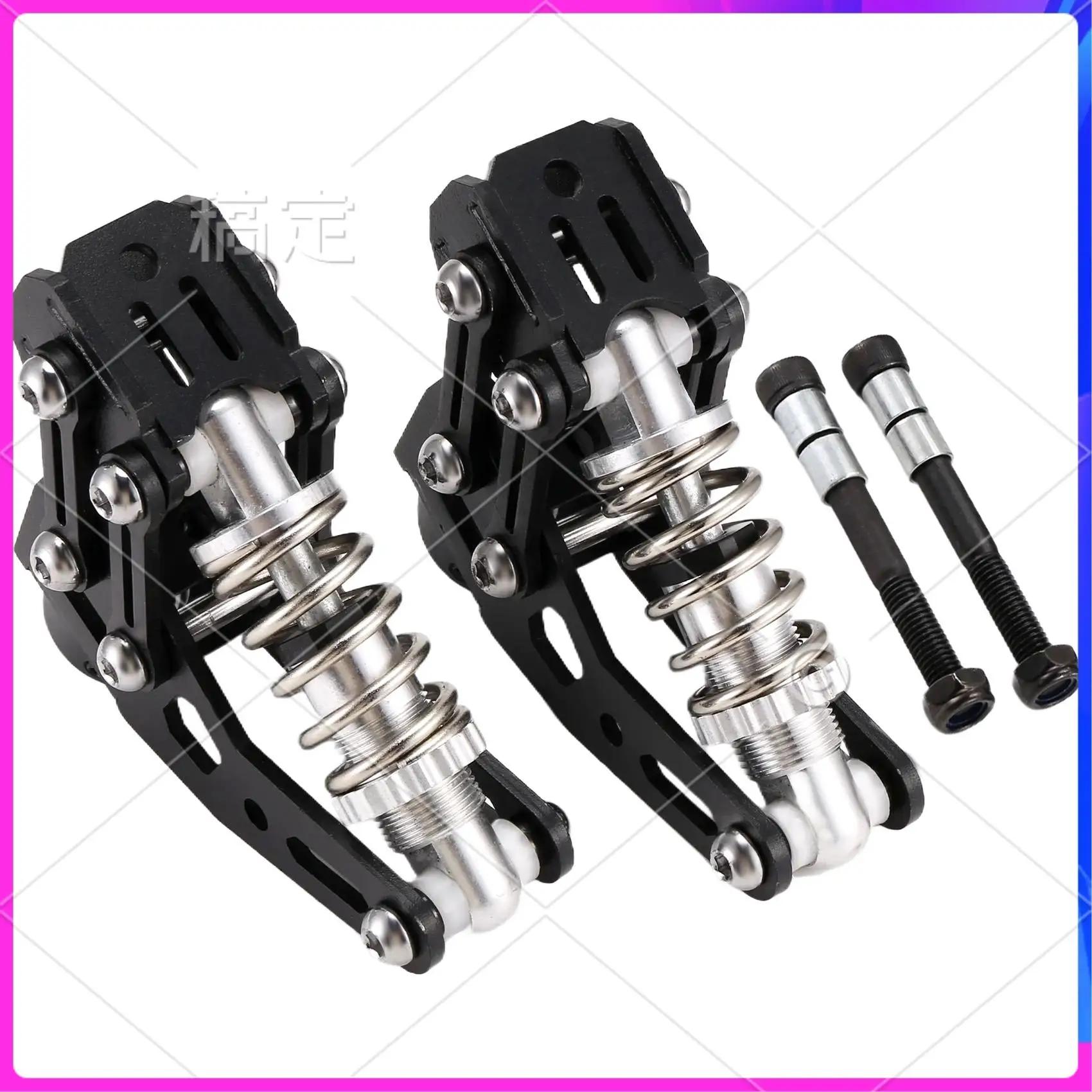 AUU-DIY skate primavera amortecedor traseiro ponte caminhões de skate suspensão 8 Polegada placa longa kit mola suspensão - Image 1
