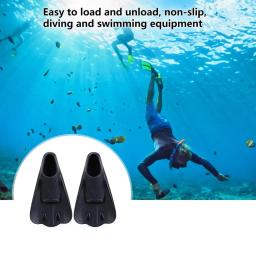 Nadadeiras de natação Confortável Ergonomia Antiderrapante Mergulho Footboard Treinamento Auxiliar Silicone Curto Natação Treinamento Flippers - Image 4