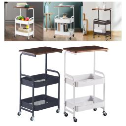 Carrinho de armazenamento multifuncional à prova de poeira, Organizador deslizante, Moderno Slim para quarto, Lugar estreito, Escritório, Lavanderia, Banheiro - Image 5