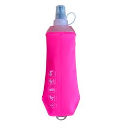 Garrafa de Água Dobrável AXEN, Frasco Macio Dobrável para Maratona, Trail Running, Jogging, Camping, Ciclismo, TPU, 500ml - Image 2