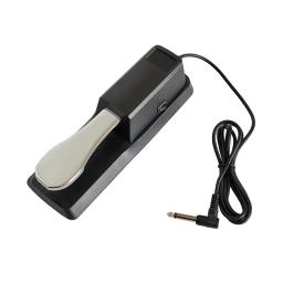 Teclado Piano Pedal Polaridade Switch Anti Slip Sustain Pedal para Treinamento Reparação Performance Music Instrument Parts Exercício - Image 6