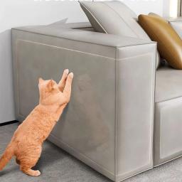 Cat Scratch Deterrent Tape, Protetores de Móveis de Gatos, Transparente, Auto-adesivo, Pet Training Acessórios - Image 1