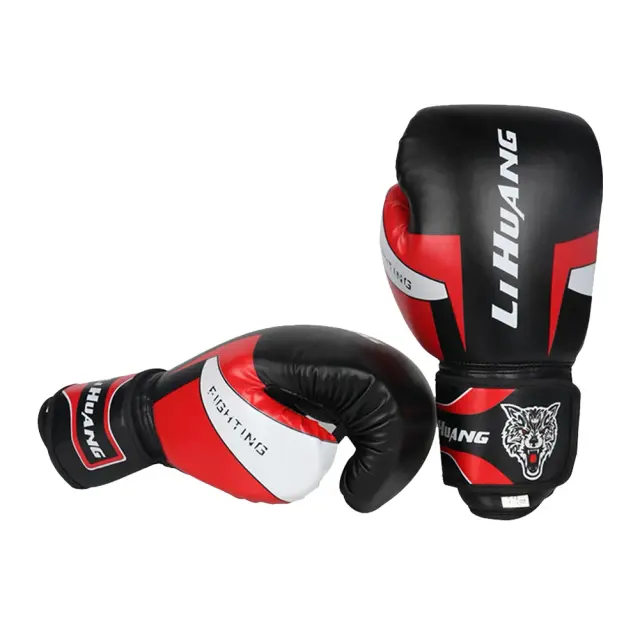 Luvas de Boxe de Couro PU para Homens e Mulheres - Equipamento Premium para Artes Marciais, MMA, Kickboxing, Karatê e Muay Thai.
