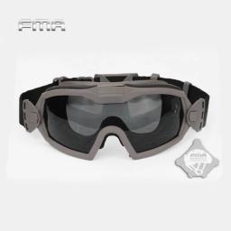 Fma airsoft óculos de proteção tático com ventilador versão atualizada anti nevoeiro airsoft paintball acessório olho proteção segurança tb1029 - Image 1