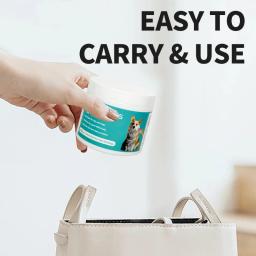 Pet Eye Wipes para gatos e cães, Toalhetes Húmidos Tearmark, Universal Sem Irritação, Produtos de limpeza, 100 Produtos - Image 4