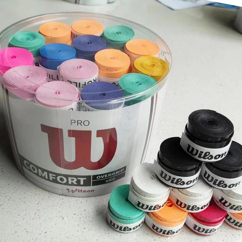 15/30 pçs wilson overgrip original anti deslizamento raquete de tênis sweatband apertos padel absorção de choque aperto fita acessórios de treinamento - Image 1