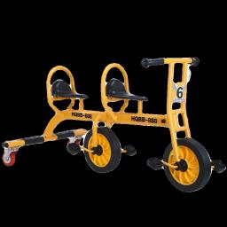 Crianças do jardim de infância tandem trike crianças triciclo criança pedal bicicleta anti deslizamento para quintal/ao ar livre brinquedo carro dupla pessoa scooter - Image 4