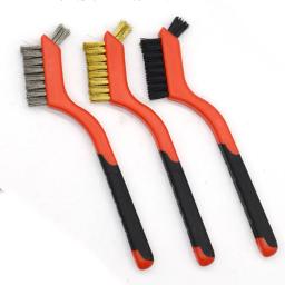Escova De Limpeza Industrial, Latão, Nylon, Aço Inoxidável, Fio, Cerdas Duras, Escova, Removedor De Ferrugem, Limpar, Ferramentas De Polimento, 180mm - Image 2