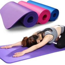 Tapete de ioga anti-derrapante, espuma espessa eva, conforto, para o exercício, pilates, ginástica, 3mm-6mm - Image 1