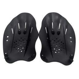 Pás de natação multicoloridas com alça ajustável, equipamento de treinamento de natação para mulheres homens e crianças, drop shipping, mão, 1 par - Image 4