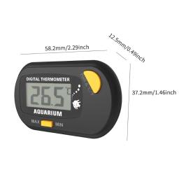 Aquário Termômetro Digital com Ventosa, Sensor De Temperatura Do Tanque De Peixes, Medidor Tester, Controle De Medição - Image 2