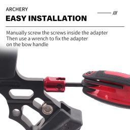 Archery Estabilizador Conjunto para Caça Composto Arco e Flecha, Quick Disconnect Bracket, Balance Bar Adapter, Quick Disconnect - Image 3