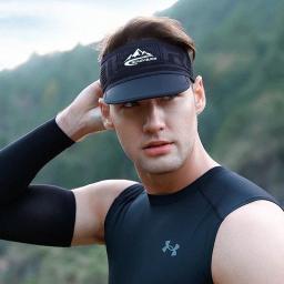 Boné viseira de verão para homens e mulheres, chapéu sol, respirável, absorção de suor, esportes ao ar livre, corrida, tênis, faixa de cabelo - Image 2