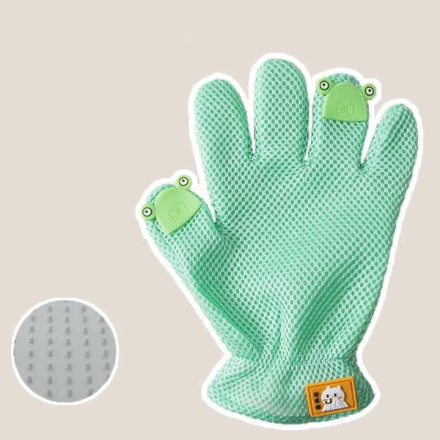 Luvas de Silicone para Banho e Remoção de Pelos de Animais de Estimação