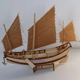 Kit De Construção De Modelo De Navio De Madeira Nidale, Veleiro Clássico Antigo Chinês, Kit De Montagem Modelo - Image 1