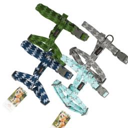 Arnês de Nylon Ajustável Respirável Pet, Colete para Cachorro, Peito e Costas, Médio e Grande Travesso, Caminhada de Segurança e Chumbo, Esportes em Forma de I - Image 5