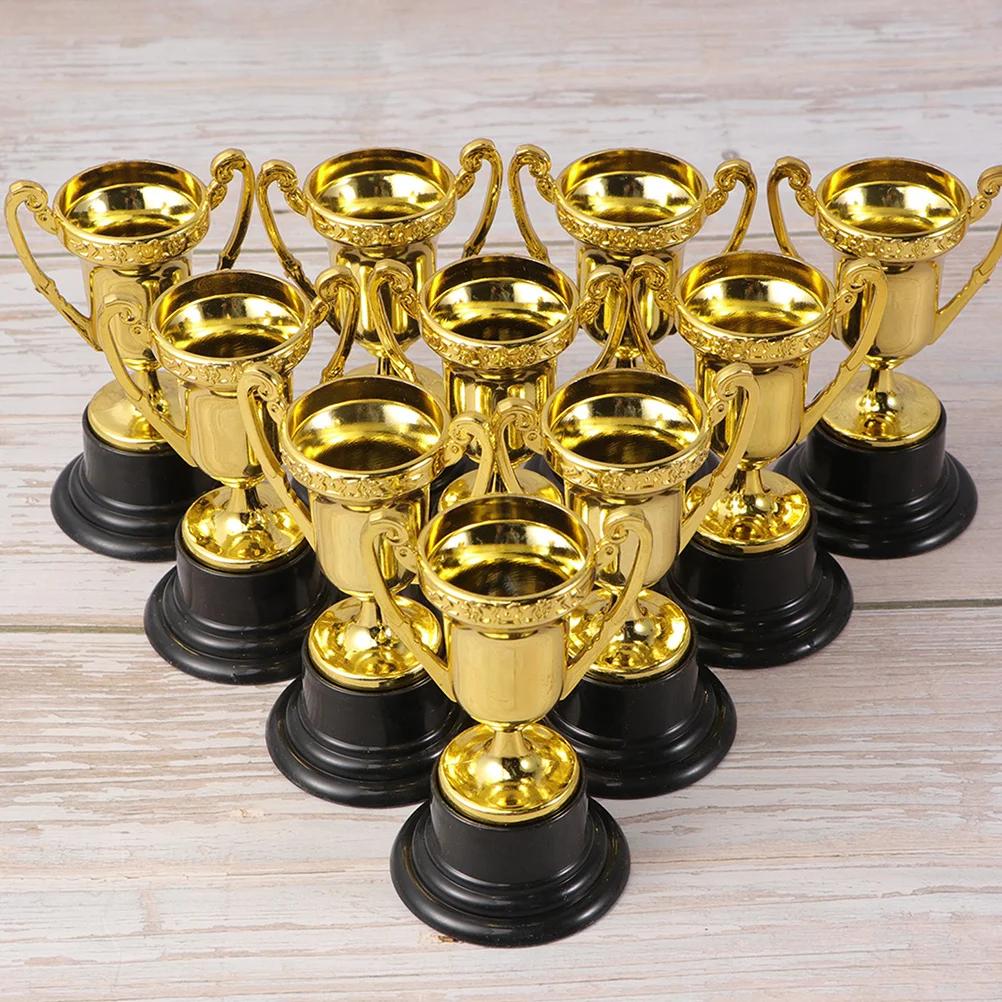 Troféu De Plástico Troféu Para Crianças, Pequenos Troféus, Troféu Dourado, Prêmios Futebol, Ouro, Recompensa, Festa De Halloween, Modelo - Image 1