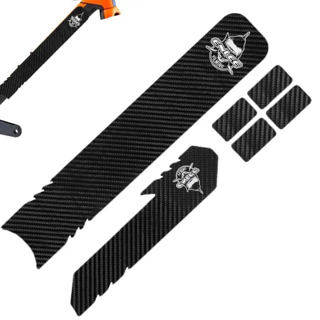 Protetor de Quadro Bicicleta Fibra Carbono Bike Frame MTB Adesivo