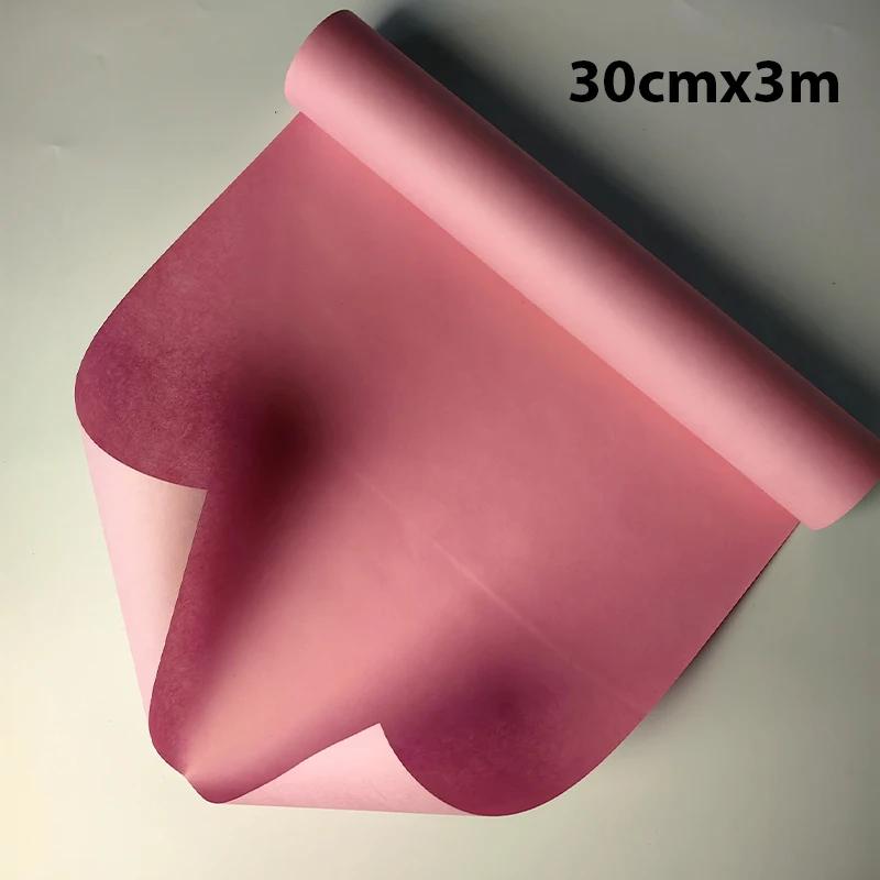 Rolo de papel Kraft, papel reciclável, perfeito para embrulhar, artesanato, embalagem, revestimento do piso, esteiras, encomendas, tabela Runner, rosa - Image 1