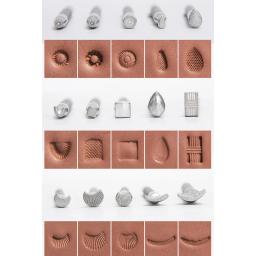 Conjunto de ferramentas de impressão para DIY, textura cerâmica, ferramentas manuais, textura barroca criativa, ferramentas de impressão argila, 20PCs - Image 4
