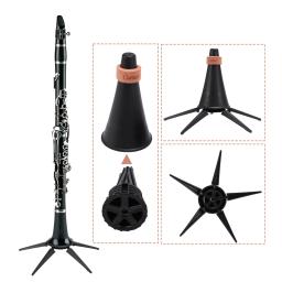 Clarinete suporte de suporte de clarinete de metal de 5 pernas suporte de clarinete portátil acessório para clarinete a - Image 3