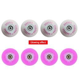 8 rodas luminescentes flash patins inline 90a led rodas flash patins 68mm 72mm 76mm 80mmmulti-especificação multi-cor - Image 3