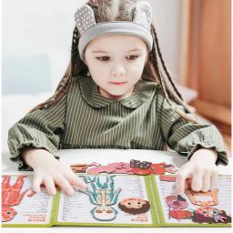 Brinquedo interativo do enigma magnético para crianças, órgãos do corpo humano, músculos, esqueleto, cognição, Montessori, livro ocupado, Preshool, sensorial - Image 3