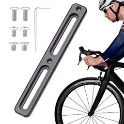Alumínio bicicleta água garrafa gaiola relocator, Base de montagem ajustável Regulador de posição para bateria de bagagem - Image 1