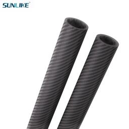1 pces comprimento 1000mm od10mm 20mm 30mm 40mm sarja matte 3k 100% tubo de fibra carbono - Image 5