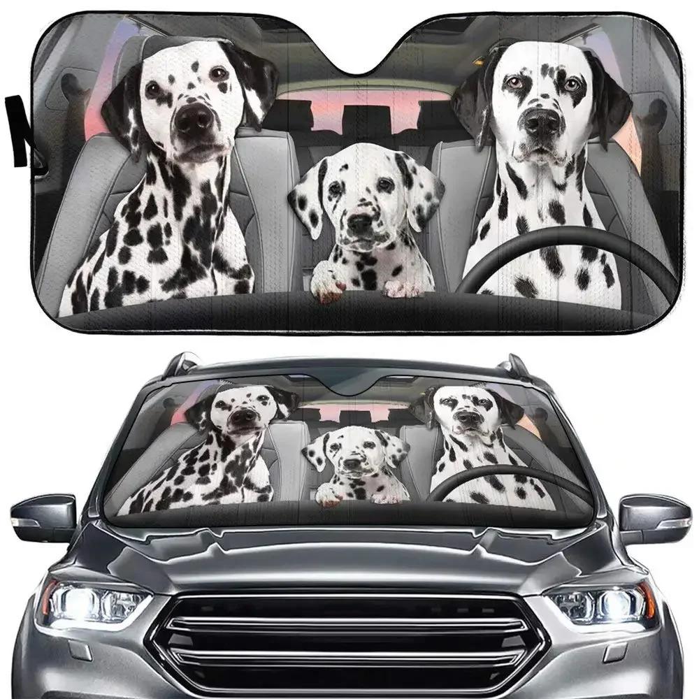 Pára-brisas engraçado para carros, Auto Sun Shade, Presente para ele, Acessórios para cães, Decoração Pug - Image 1