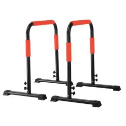 Multifuncional Ginástica Stand Station, Heavy Duty Barras Paralelas, Altura Ajustável, Haltere para Exercício e Calistenia - Image 3