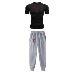 Conjunto de Compressão Anime Masculino, Estampa Tripas Berserk, Desempenho Ginásio, Treino Atlético, Camisas Secas Rápidas e Moletom, Unisex Sportwear - Image 2