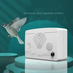 USB Recarregável Ultrasonic Bird Repeller Electronic Bird Scarer Device Outdoor Garden Yard Animal Repellent Drive Away Tools - Image 5