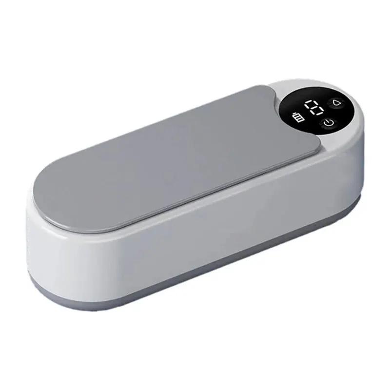 Máquina portátil de limpeza doméstica, limpador ultrassônico de cápsula limpa de 450ml, máquina de limpeza de joias para anel, óculos, escova de maquiagem - Image 1