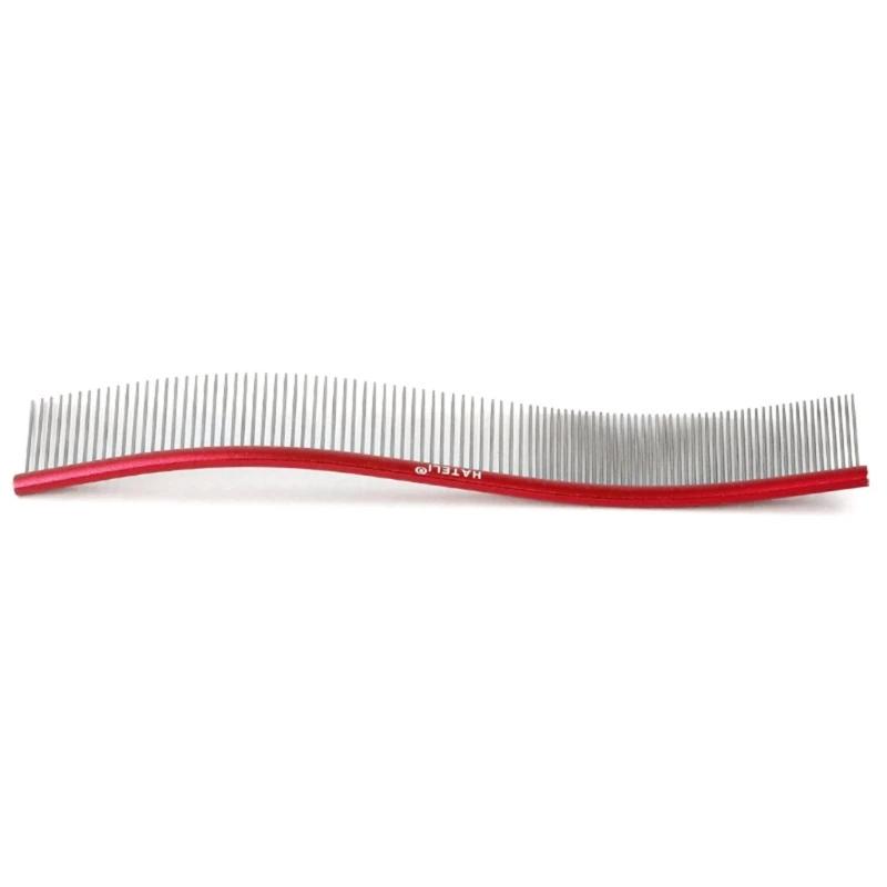 Pente para desembaraçar animais estimação, para cães gatos, fácil usar, pente cabelo aço inoxidável para queda - Image 1
