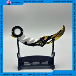 Espada valorant para crianças, faca samurai, estojo de couro, metal giratório, presente, campeões da série 15cm, 2021 - Image 1