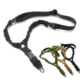 Tactical Gun Sling Tiro Militar Ajustável 3 Ponto Bungee Airsoft Rifle Strapping Belt Caça Caminhadas Acessórios - Image 1