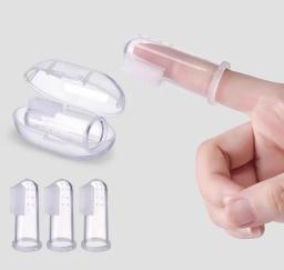 Silicone Dedo Toothbrushes para Pet, escovas macias, escova do cão, mau hálito, tártaro dentes cuidado ferramenta, gato limpeza Scrub, Silicone Pet Supplies - Image 4
