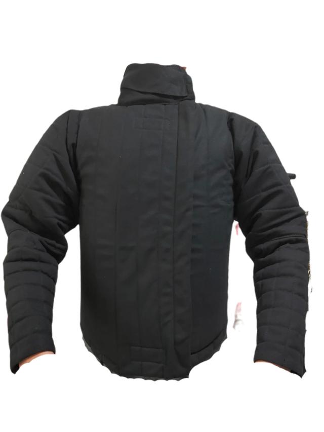 Conjunto Completo de Esgrima: Armadura de Lona, Espada de Aço e Acessórios de Nylon para Soldados