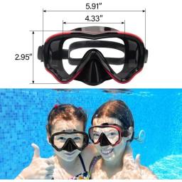 Mergulho Natação Goggles, Snorkeling Goggles, Máscara Nariz Impermeável, Adulto e Juventude Equipamento De Mergulho - Image 5