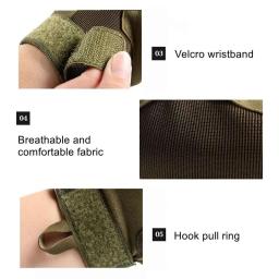 Luvas táticas militares, luvas de tiro, design de toque, proteção esportiva, fitness, caça de motocicleta, luvas para caminhadas com todos os dedos - Image 4