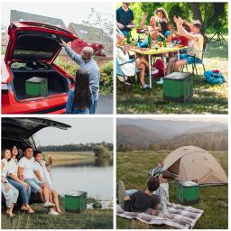 Banheiro dobrável portátil para carro, acampamento ao ar livre Potty, reutilizável, viagem, emergência, piquenique - Image 6